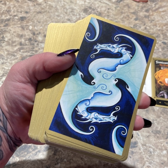 Fantastical Tarot Card Deck OOP 1999 original artwork Nathalie Hurtz divination - Picture 3 of 11